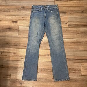 Blue Ranchwear Blue Denim Jeans Medium Wash Straight Leg Western Cowboy 32x36